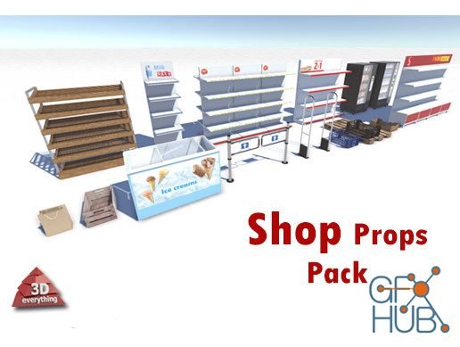 Unity Asset – Shop Props Pack