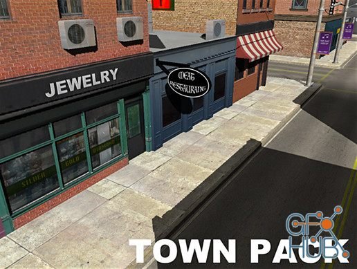 Unity Asset – Town Pack