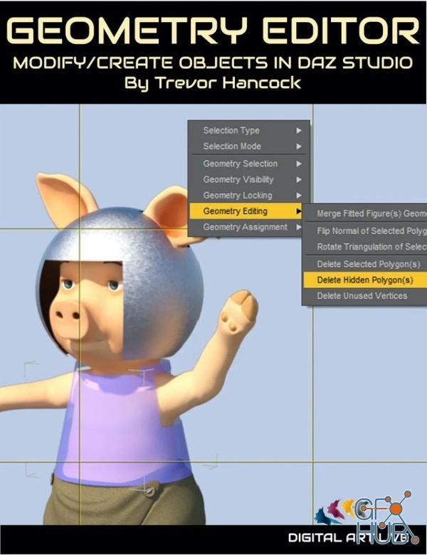 Daz3D – How To Use the DAZ Studio Geometry Editor