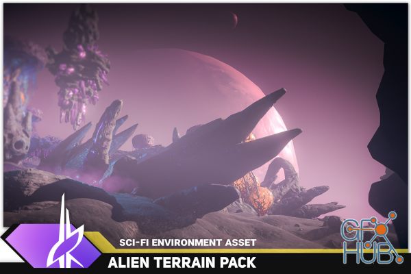 Unity Asset – Alien Terrain Pack