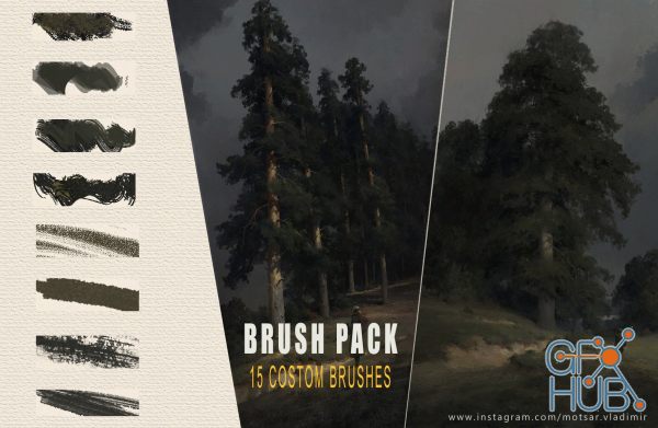 ArtStation Marketplace – Traditional Texture Brushes for Photoshop