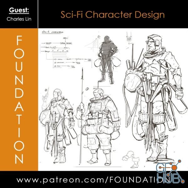 Gumroad – Foundation Patreon – Sci-Fi Character Design