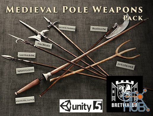 Unity Asset – Medieval Pole Weapons Pack