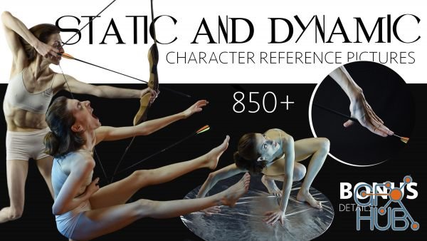 ArtStation Marketplace – 850+ Static And Dynamic – Character Reference Pictures [BONUS DETAILS]
