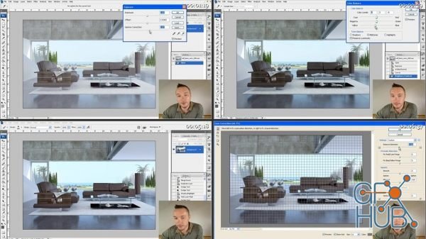 Udemy – Photoshop Post Work for Interiors – Vray Render Passes
