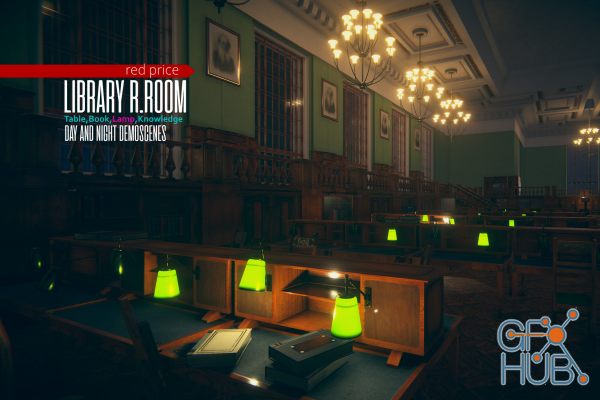 Unity Asset – Library Reading Room