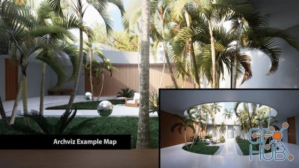 Unreal Engine Marketplace –Realistic PALM TREE GRASS PLANTS
