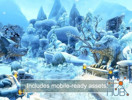 Unity Asset – Hand Painted Winter Pack