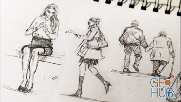 Skillshare – The Ultimate guide to Sketching People from Life