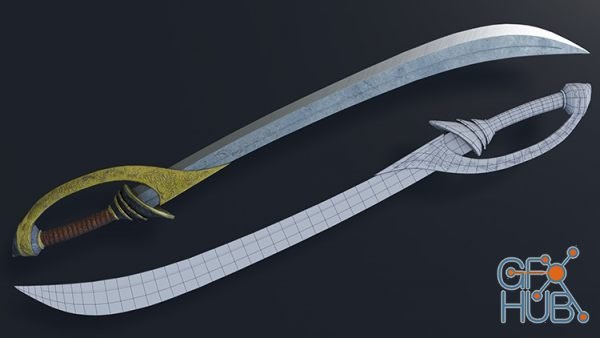 Udemy – Blender 2.8 for beginners – Sword creation