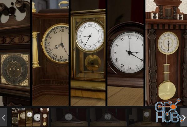 Unreal Engine Marketplace – Realistic Working Clock Pack