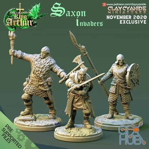 Saxon Invaders – 3D Print