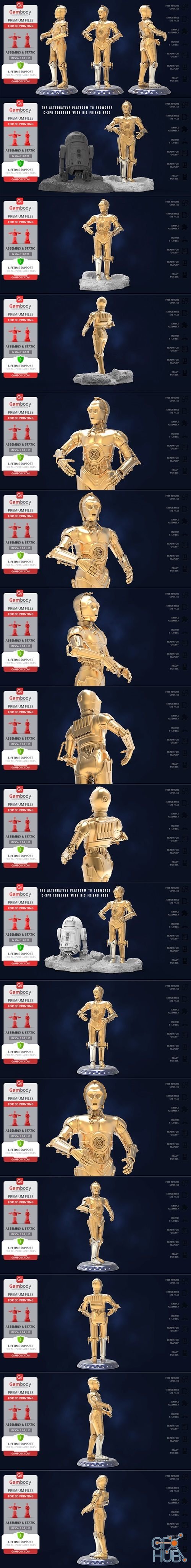 C-3PO – 3D Print