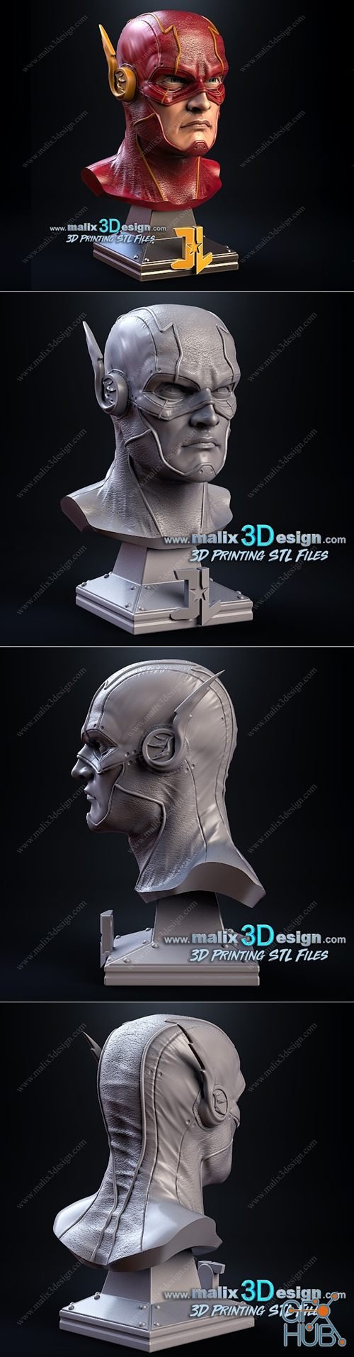 The Flash Bust – 3D Print