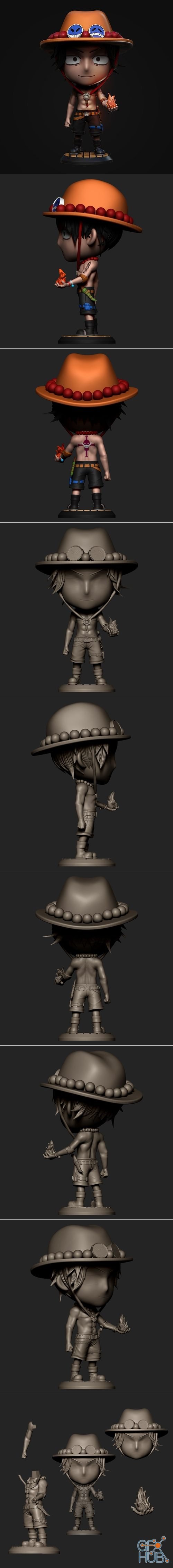 Portgas D Ace – 3D Print