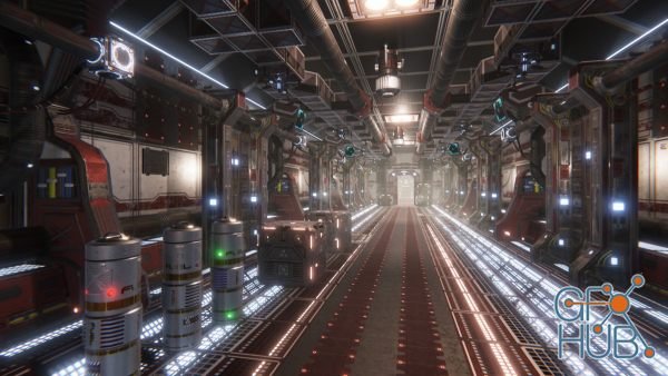 Unity Asset – Red Corridor