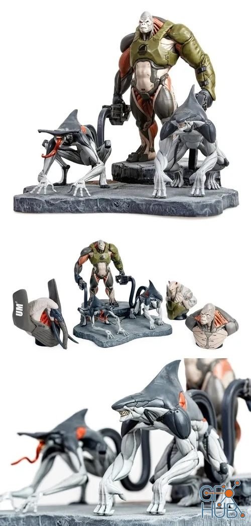 Cortex Typhon Y Depth Charge – 3D Print
