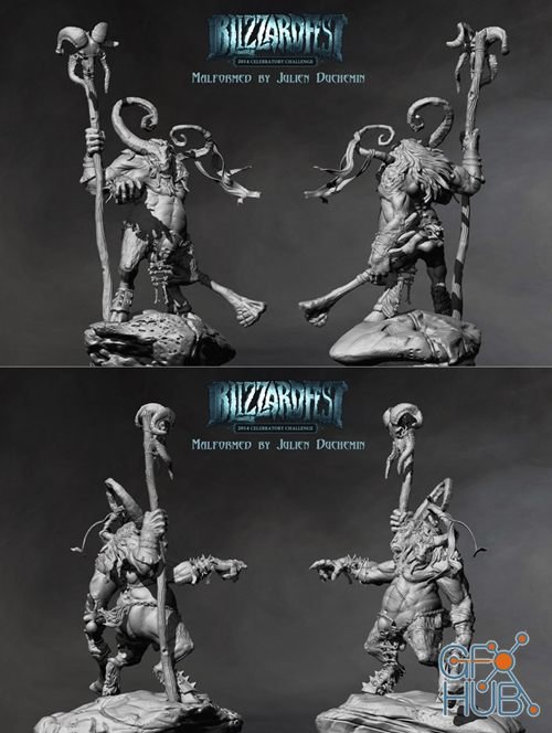 Malformed Goatman – 3D Print