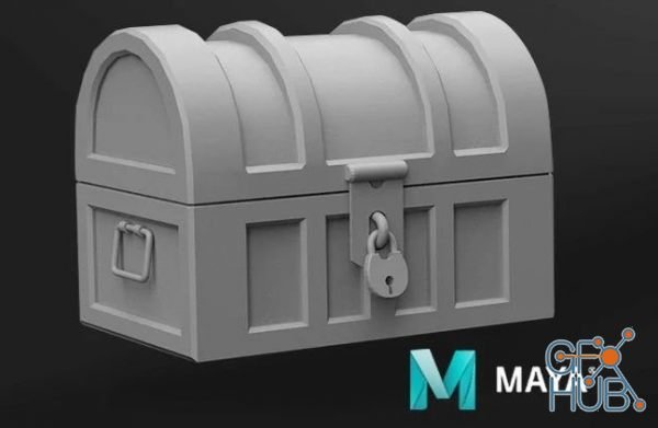 Maya For beginners - Model a Treasure Chest Step by step