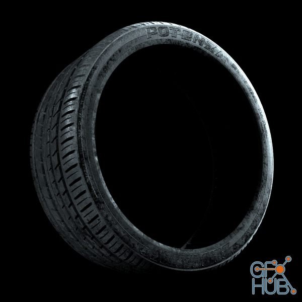 Realistic Tire Shader by Dizzy Viper for Octane