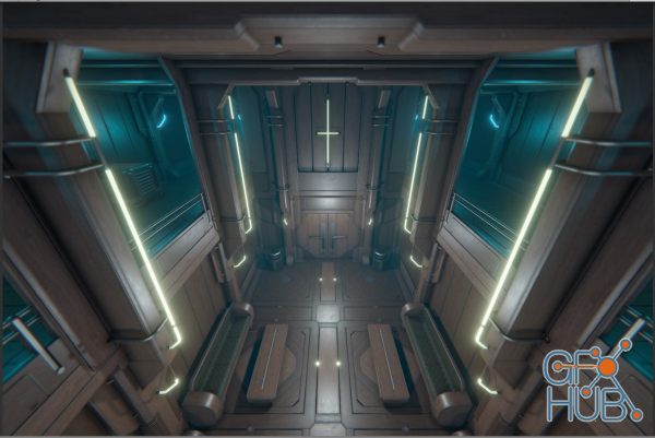 Unity Asset – Wooden Sci-Fi Environment Modular Kit