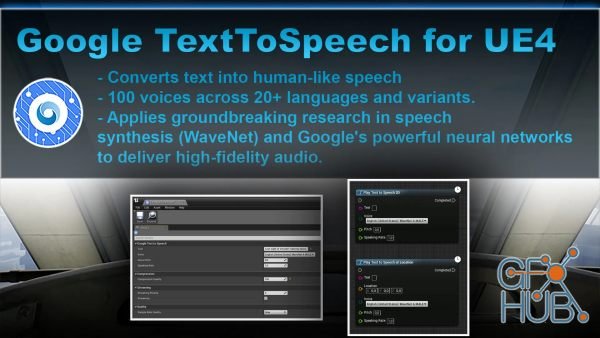 Unreal Engine Marketplace – Google TextToSpeech