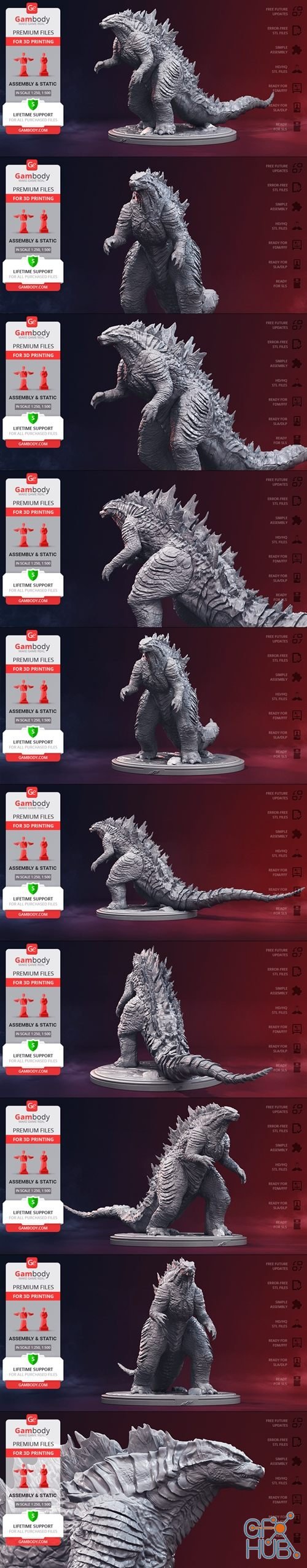 Godzilla Extreme - STL files for 3D Printing