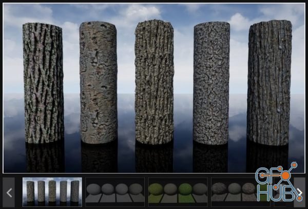 Unreal Engine Marketplace – Gaia's 21 Nature Materials / Photorealistic