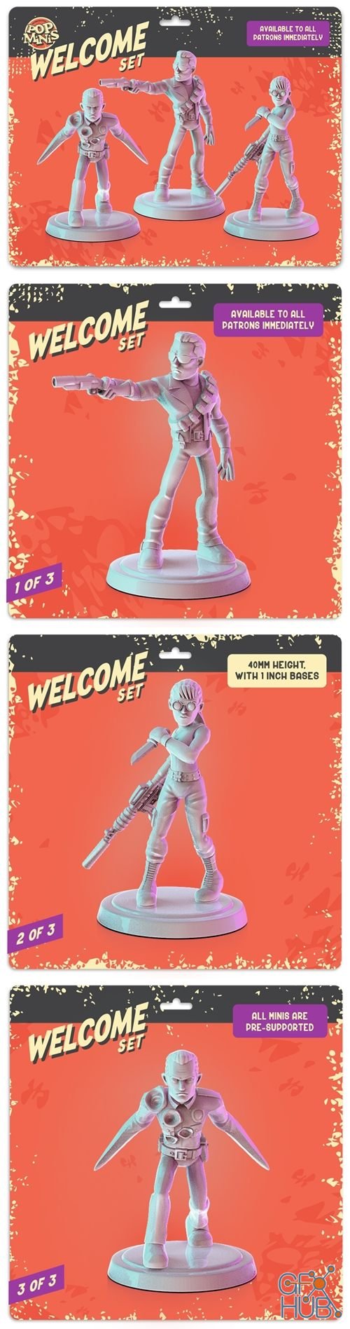 Welcome Set – 3D Print