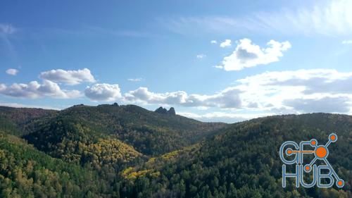 MotionArray – Aerial Hyperlapse Of Mountain Forest 811982