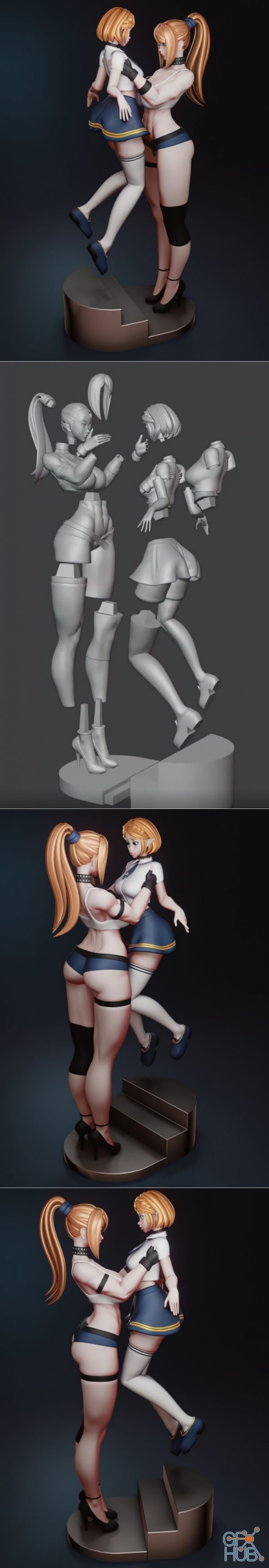 Samus and Zelda – 3D Print