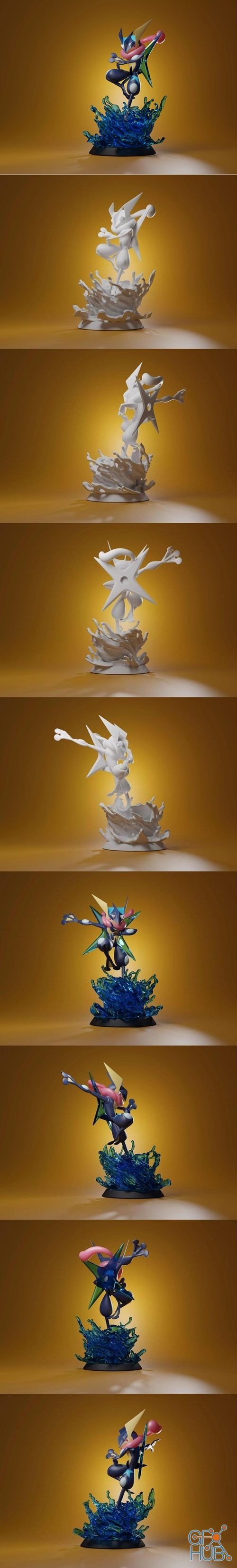 Greninja – 3D Print