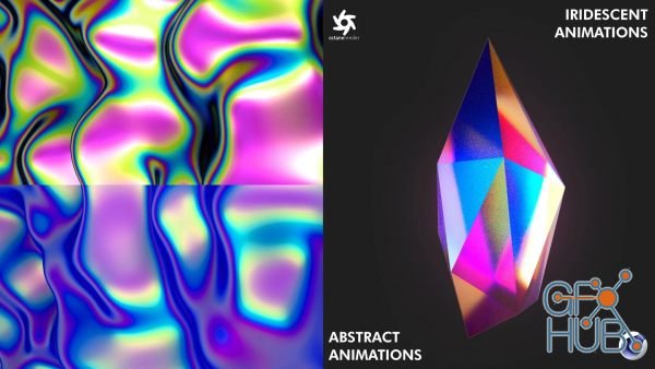 Create 3D Abstract Animations with Iridescent Colorful Materials in Cinema 4D