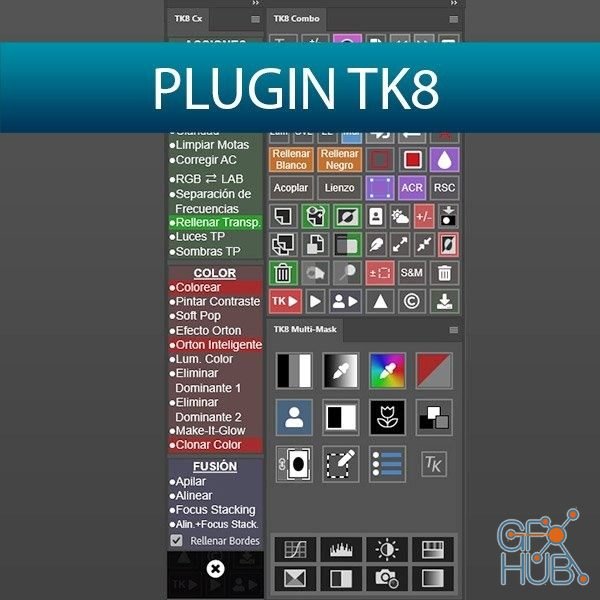 TKActions v8 Panel for Photoshop