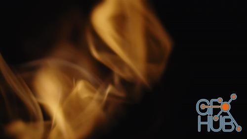 MotionArray – Flames On Black Background 1025482