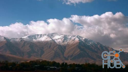 MotionArray – Cloudy And Snowy Mountain, Timelapse 1013138