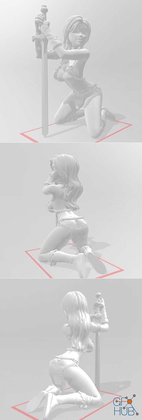 Red Sonja – 3D Print