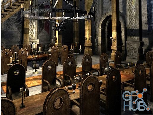 Unity Asset – Medieval Castle Interior Game Level