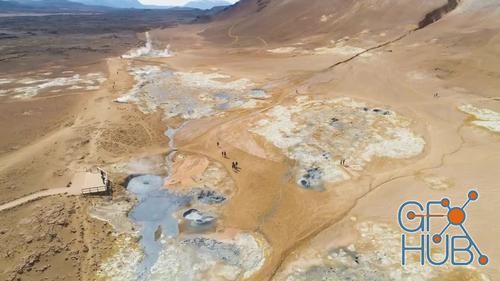 MotionArray – Aerial Of Hverir Iceland 996491