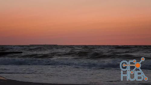 MotionArray – Sunset Reflected On The Waves 1023504