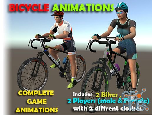 Unity Asset – Cyclist Animations HD