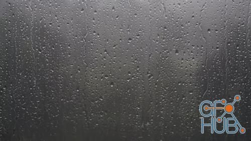 MotionArray – Water Drops On Wet Window Glass 1025286