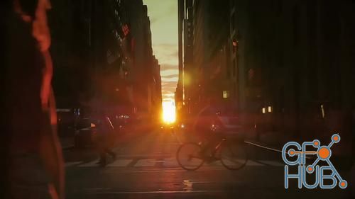 MotionArray – Sunset In Manhattan 852400