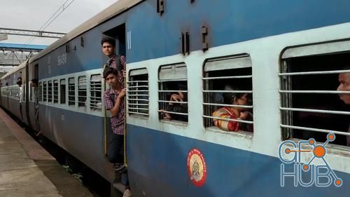 MotionArray – Packed Train In India 272309