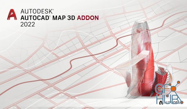 Map 3D Addon for Autodesk AutoCAD 2022.0.1 Win x64