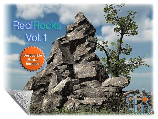 Unity Asset – Real Rocks Vol.I-Vol.III