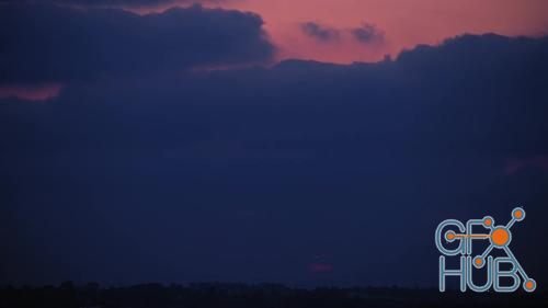 MotionArray – Timelapse Of Clouds During Sunset 1029144