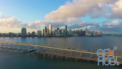 MotionArray – Aerial Of Miami Skyline 1017552