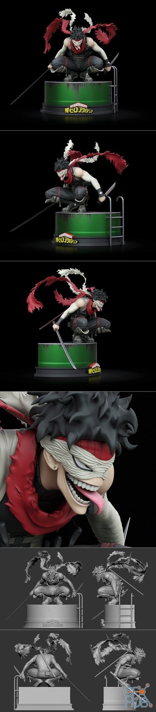 Stain, Hero Killer – 3D Print
