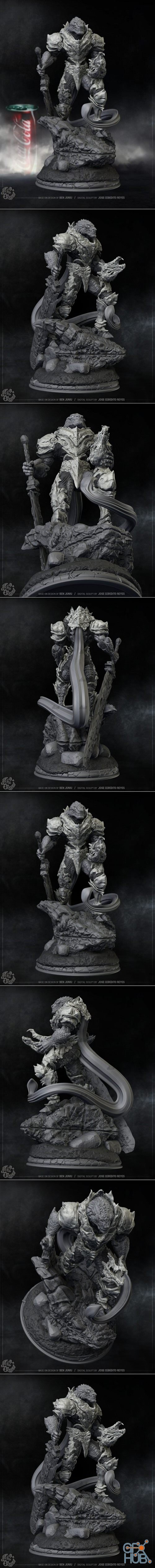 Lizard Millenary – 3D Print
